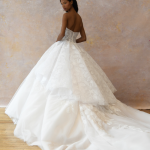 bride in gown