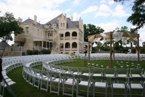outdoor wedding ceremony at Lambermont Events San Antonio