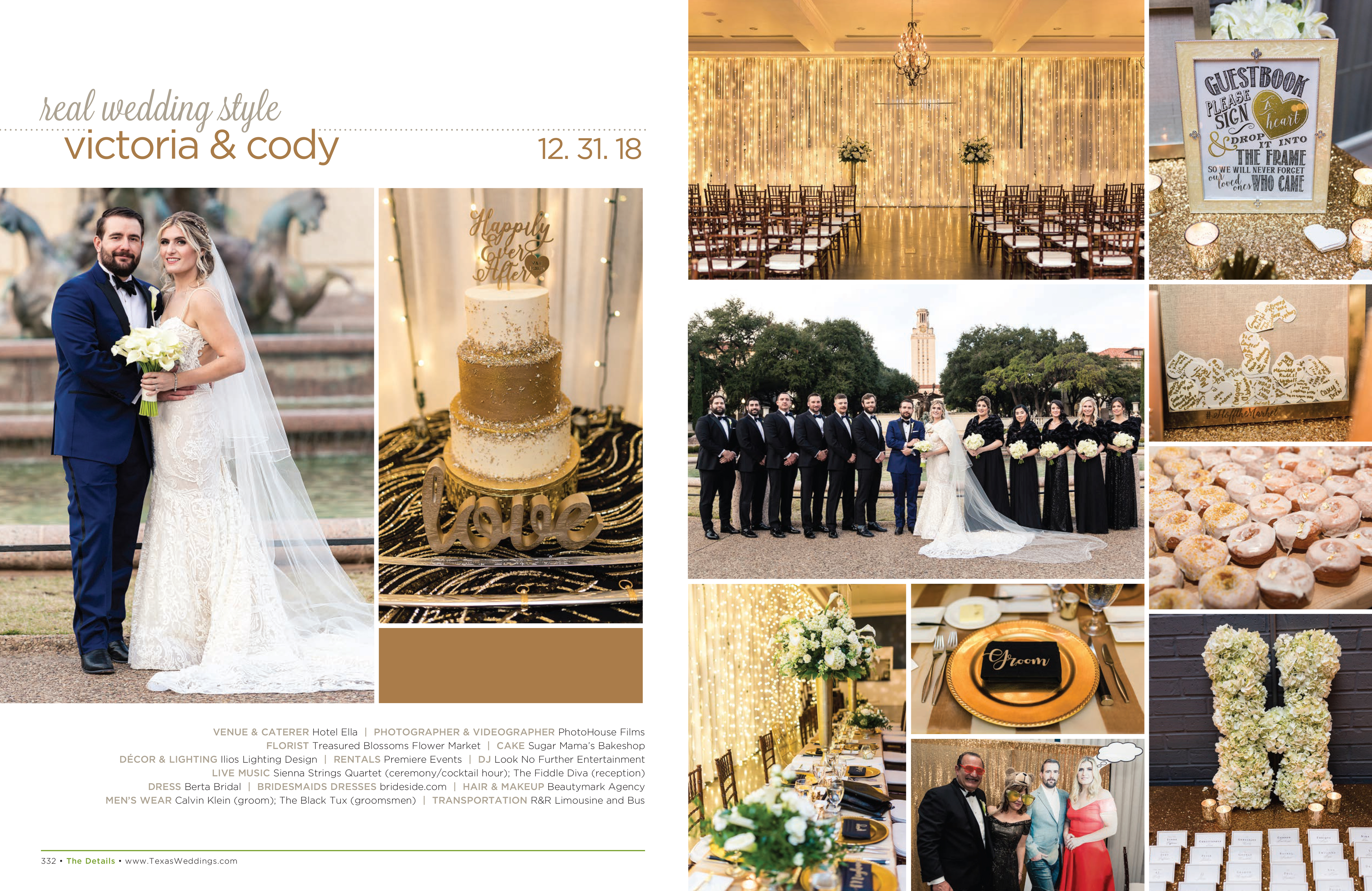 Texas Real Weddings Victoria Cody San Antonio